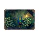 thumbnail image 1 of Cartel Metálico Decorativo de Pared Pavo Real Desmarcar 30x40 cm, 1 of 6
