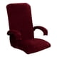 thumbnail image 3 of Funda giratoria para silla de ordenador con funda giratoria con cremallera para silla de oficina , Vino vino rojo, 3 of 5