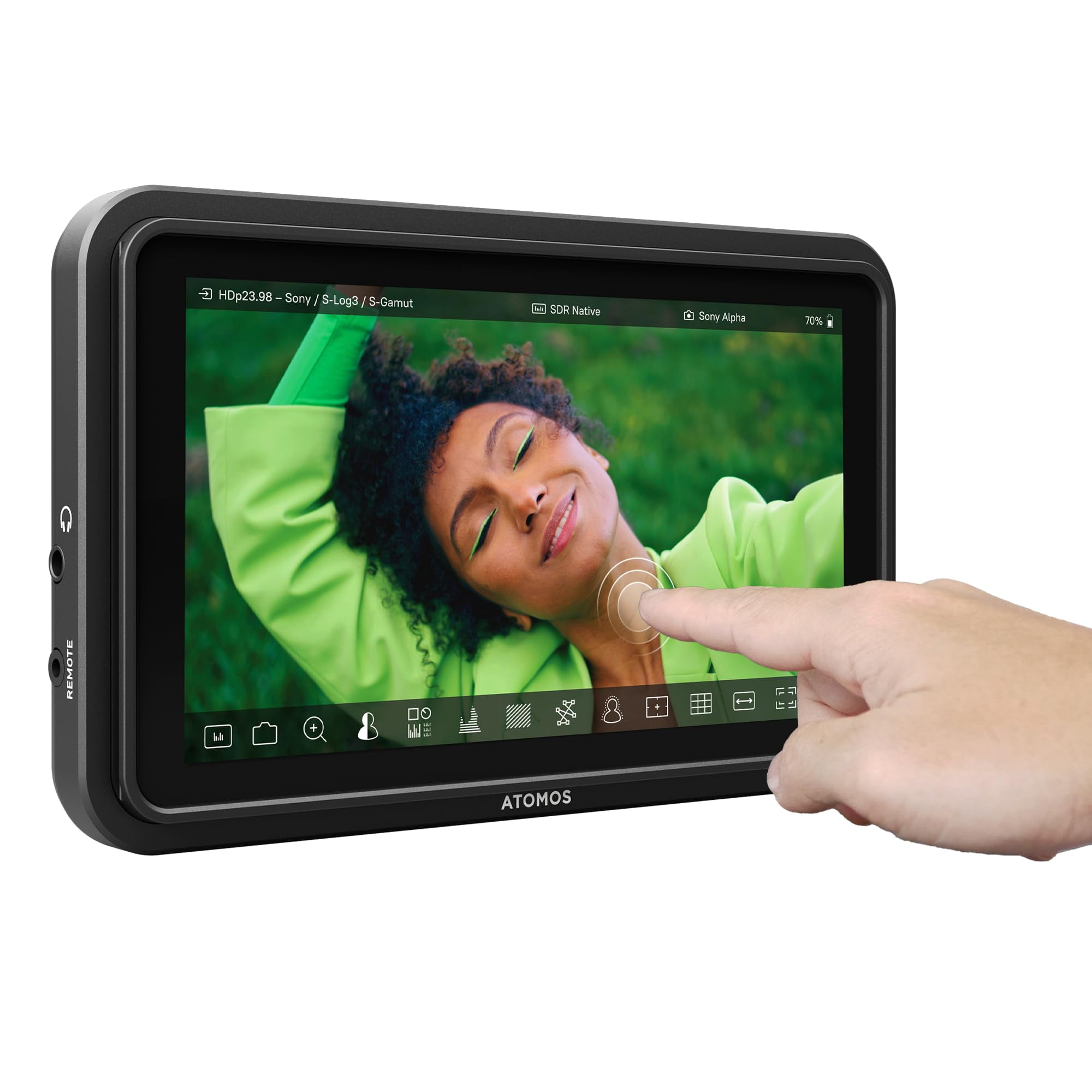 Monitor Hdmi 4k Del Atomos Shinobi Ii Con Pantalla Táctil Hdr De 1500 Nit