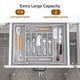 thumbnail image 2 of Organizador de cubiertos Ukeetap, extra grande, expandible, gris, 2 of 8