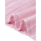thumbnail image 5 of INSPIRE CHIC Blusa casual a rayas para mujer con cuello en V, botones al frente y manga corta S Rosa claro, 5 of 6
