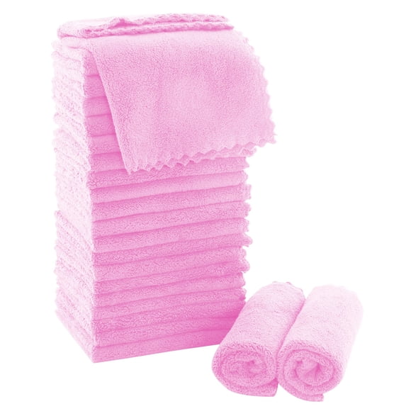 Toallitas MOONQUEEN Ultra Soft Premium de 30 x 30 cm, paquete de 24
