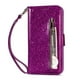 thumbnail image 3 of Funda para FOXDOCK Elegante funda Samsung Galaxy S10 Glitter con cremallera-Ideal para el uso diario, 3 of 5