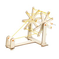 Magideal - Telar De Madera Creativo A Mano Con Accesorios Artesanías De Bricolaje Telar De Tejer Hilo Marco De Tejer Para Niños Principiantes