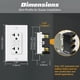 thumbnail image 3 of Tomacorriente GFCI ELECTECK LD5005W220A 20A 125V 2500W, 3 of 3