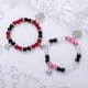 thumbnail image 5 of Pulseras de amistad de superhéroe araña, pulsera magnética de relación a distancia para parejas, cuentas de piedra de energía de corazón, amuleto de anime de metal, pulsera a juego de distancia de mej, 5 of 7