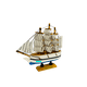 thumbnail image 2 of Adorno: Barco Velero De Madera 13cm, 2 of 3