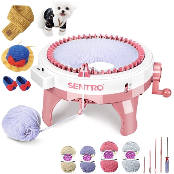 Kit de 48 agujas para máquina de tejer SENTRO, bufanda, sombrero y calcetines