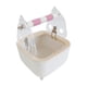 thumbnail image 1 of Soporte De Inodoro Para Loros, Punto Fijo, Percha De Excreción Para Periquitos, Guacamayos, Cacatúas, Color Rosa, 1 of 5