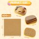 thumbnail image 2 of Papel para Hamburguesas Ninsula 400 unidades 15x15 cm Cuadrados Antiadherentes, 2 of 7