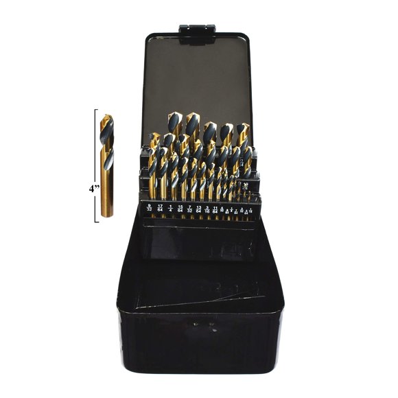 Juego de brocas Vector Tools 29 piezas negro y dorado