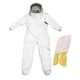 thumbnail image 2 of Mono De Traje De Apicultura Con Guantes, Traje De Bata De Granja Para Exterior, Interior, Granja, XL, Guantes De Lona, 2 of 5