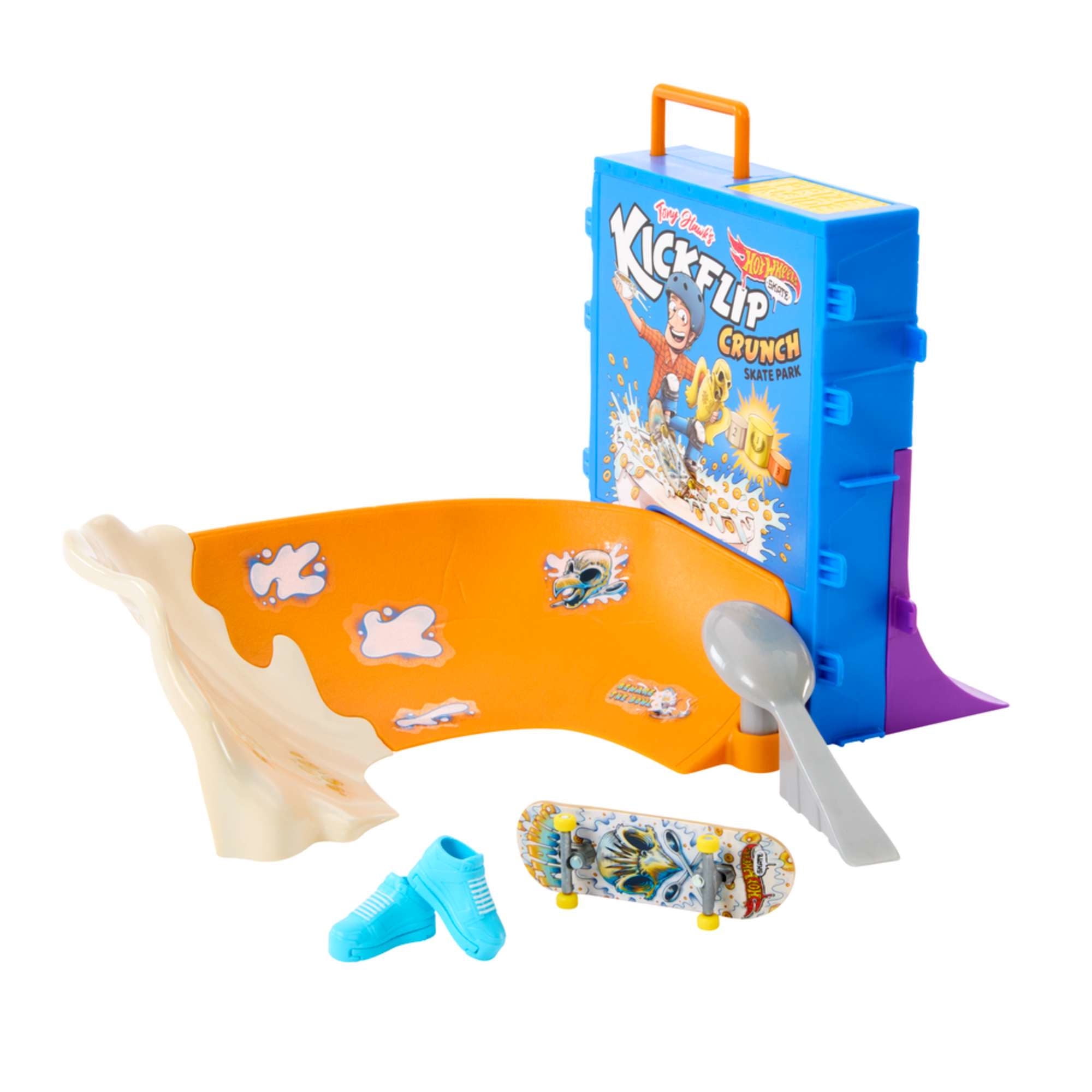 Pistas De Carrera - Hot Wheels Skate - Set Bowl De Cereal.