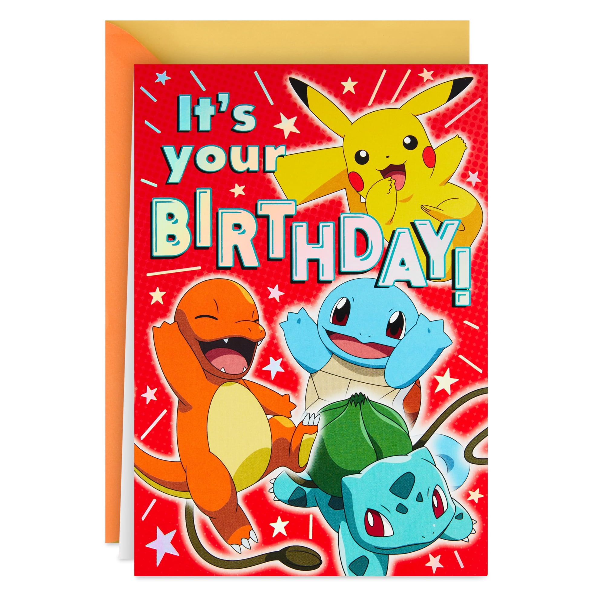 Tarjeta De Cumpleaños Hallmark Pokémon Pop Up Kids Con Sobre