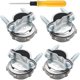 thumbnail image 1 of Conector de Cable Kyuionty Tipo Abrazadera de 12 Pulgadas, 1 of 3