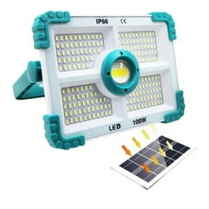 Total E-Commerce - Foco Reflector Linterna Solar Portatil 100W 188Led Ip66