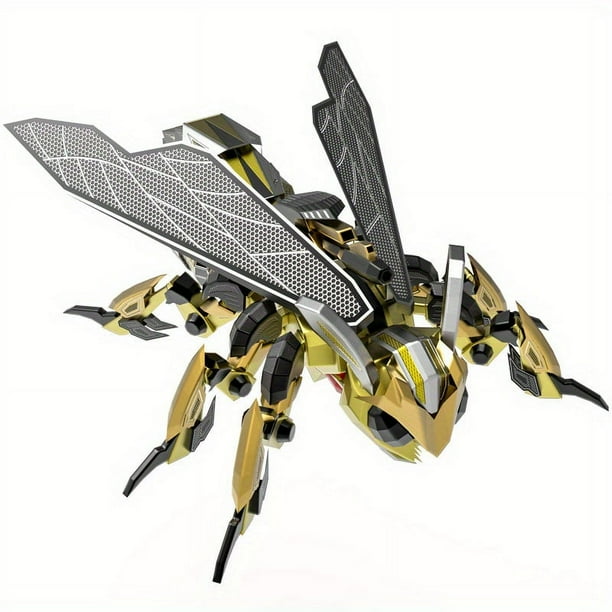 Bumblebee Bee Smart Model Adult High Difficulty Hand-assembled Decompression Toy Metal Puzzle