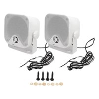 Magideal - 2 Altavoces Marinos Impermeables, Sonido Estéreo De Audio, Altavoces Exteriores Resistentes A La Intemperie De 2 Vías Para Motocicletas, Yates Utv