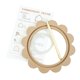 thumbnail image 1 of Aros De Bordado De Madera Marco Fijo Punto De Cruz Manualidades De Bricolaje Forma De Flor, 1 of 5