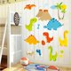 thumbnail image 4 of Adhesivos de pared Kiddale con bonito dinosaurio de dibujos animados para habitación de niños, 4 of 5