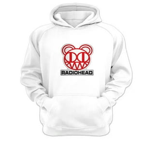 Genérico - Polerón Canguro Radiohead Blanco Talla Xs Unisex