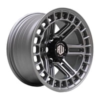 Pw Off Road - Set 4 Llantas 17X9 6X139 Et0 Warrior Mg