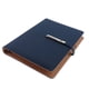 thumbnail image 5 of Cuaderno de cuero de tama?o A5 Bloc de notas de hojas sueltas con hebilla azul, 5 of 5