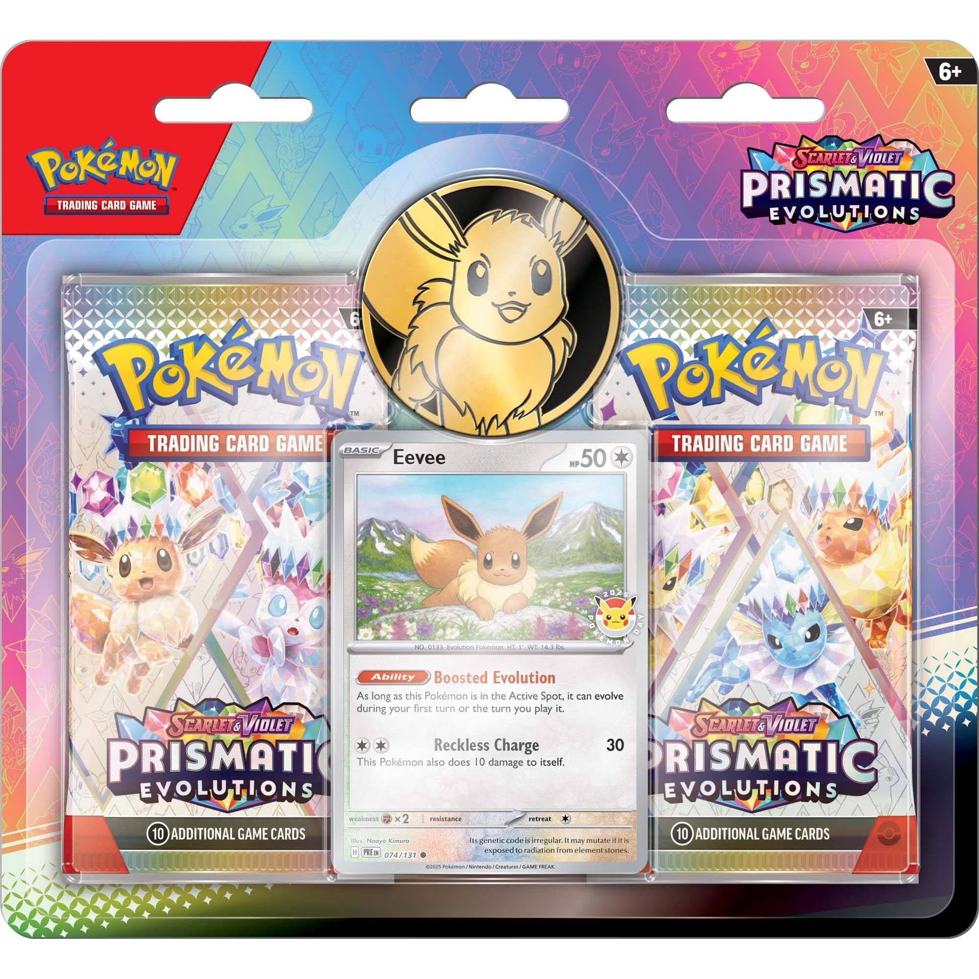 Juego De Cartas Coleccionables Pokémon Escarlata Y Púrpura Evolución Prismática