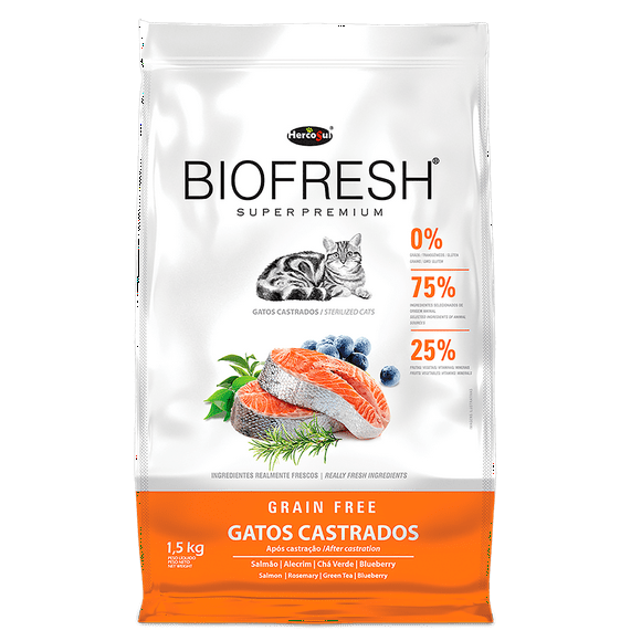 Biofresh Gato Castrado Salmón 7,5 kg