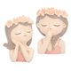 thumbnail image 1 of 2pcs Cabeza Femenina Maceta Linda Retrato Suculentas Macetas Bonsai Macetas, 1 of 4
