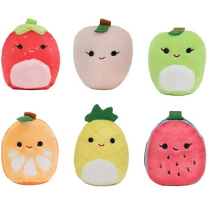 Mini Plush Fruit Squad Squishville Squishmallows De 2 Pulgadas Y 6 Unidades