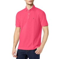 Polo Tommy Hilfiger Para Hombre, Corte Clásico, Con Sorbete De Frambuesa