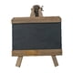 thumbnail image 4 of Letrero de pizarra de mesa, pizarra de madera, decoración de escritorio borrable, pizarra rústica versátil para menú de bar y oficina., 4 of 5