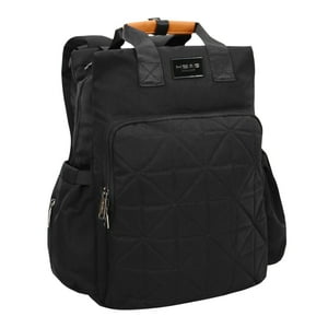 Mochila Pañalera Maternal New Bloom Negra Head