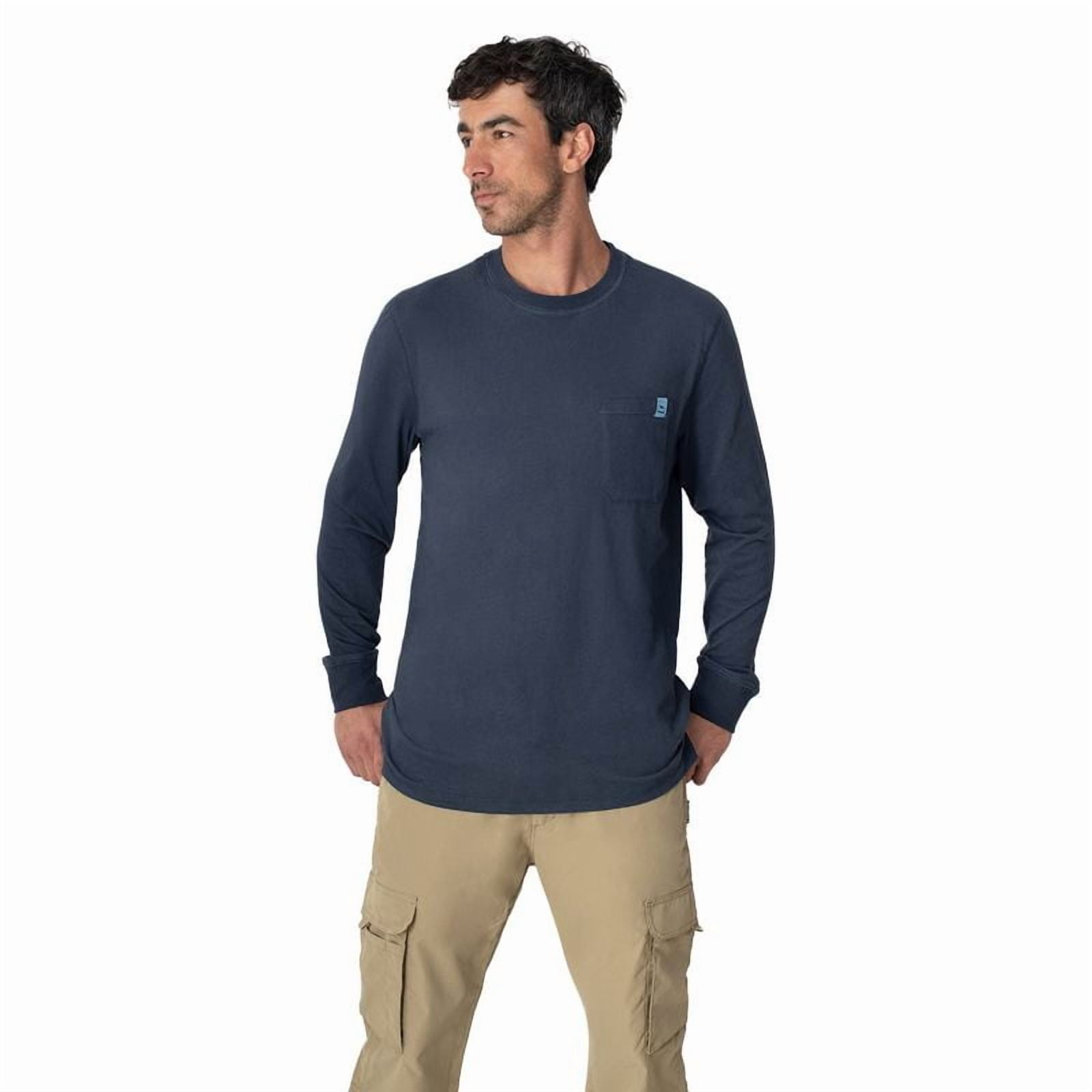 Polera Hombre Manga Larga Coyán Algodón Orgánico Uv+ Lenga®.