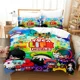 thumbnail image 1 of Cartoon Game Toca Life World Bedding Set Duvet Cover Bed Set Quilt Cover Pillowcase Comforter Size Boys Adult Bed Sheets, 1 of 5