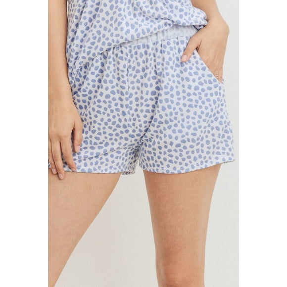 Shorts Ccwholesalesclothings Terry Estampado De Leopardo