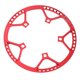 thumbnail image 5 of 45T 47T 53T 56T 58T Plato 130 BCD Anillo de cadena de una sola velocidad Rojo 56T, 5 of 5