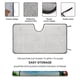 thumbnail image 2 of Moana Princesa Parasol para Parabrisas Delantero Protector Plegable, Visera Solar para Auto Bloquea Rayos UV Mantiene tu Vehículo Fresco 130cm*70cm, 2 of 6