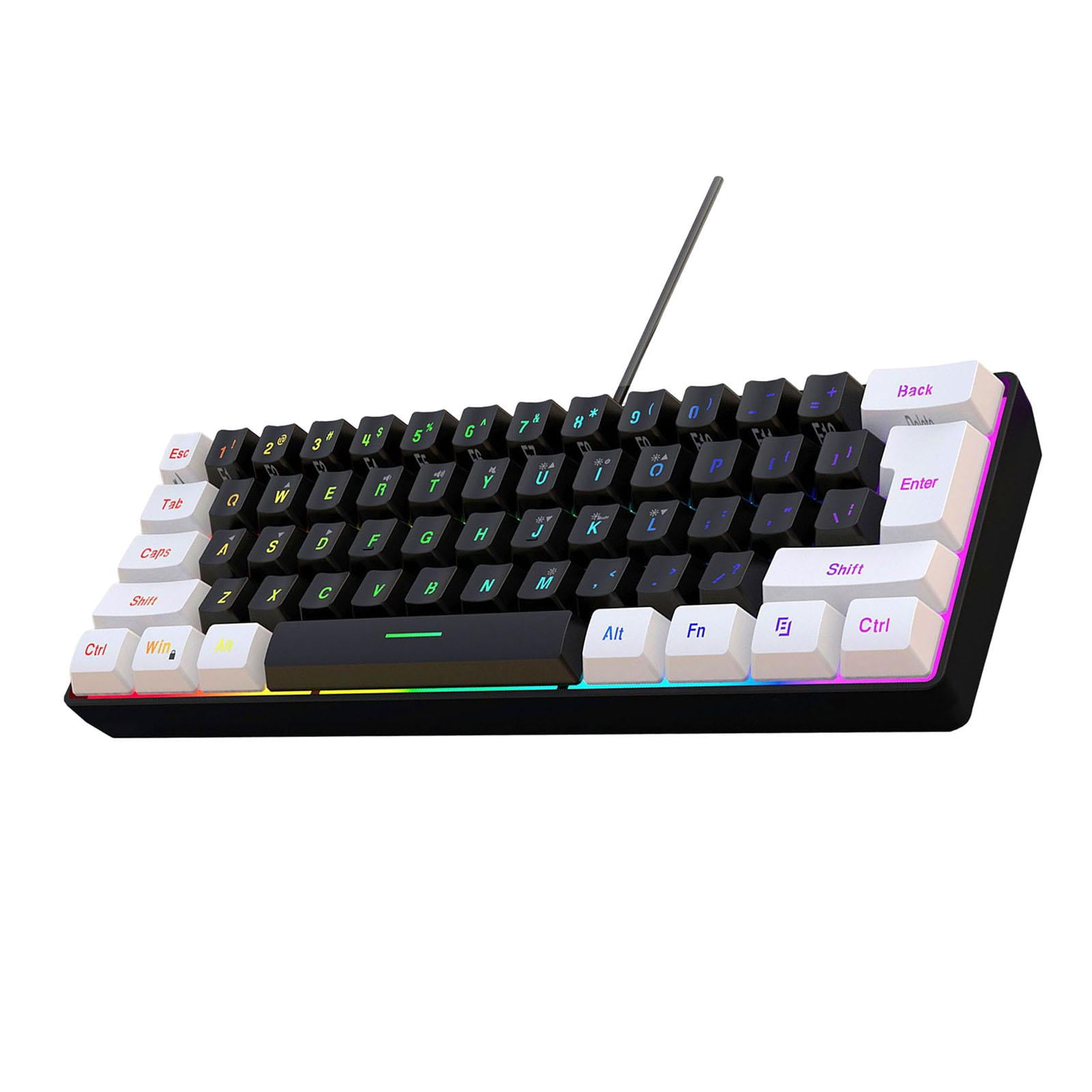 Magideal - Gaming Keyboard Pc Keyboard Multifuncional Portátil Ergonómico Para Pc Office