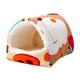 thumbnail image 3 of Casa Nido Semicerrada Para Hámster, Linda Y Pequeña, Suministros Para Mascotas, Conejillo De Indias, Color Naranja, Talla S, 3 of 3