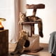 thumbnail image 1 of Árbol para Gatos Sopapets 102 cm Grande de Madera para Interior con Peluche Marrón, 1 of 9