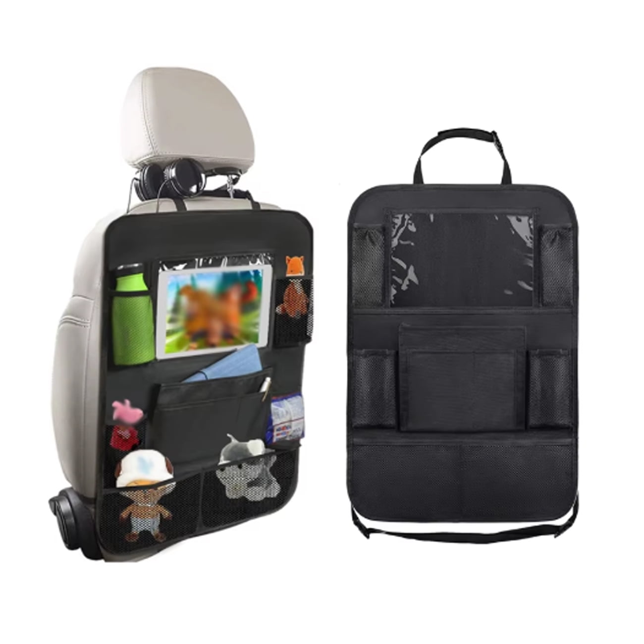 Bebesit - Protector Respaldo Asiento Auto Silla Bebe Soporte Tablet