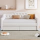 thumbnail image 2 of Upholstered Twin XL Size Daybed with LED Belt and 2 Drawers, Beige, 2 of 3