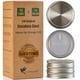 thumbnail image 1 of Tapa para frascos Mason EcoPeaceful de acero inoxidable 316, 10 piezas, 1 of 5