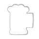 thumbnail image 1 of Cortador De Galletas Con Forma De Cerveza, Suministro Para Fiestas, Molde Para Hornear DIY Para Pan, Huevo, Panqueque, 1 of 3