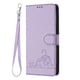 thumbnail image 1 of Funda tipo cartera FOXDOCK para MOTOROLA Edge 50 ultra con soporte, ranuras, RFID, diseño de gato, 1 of 5