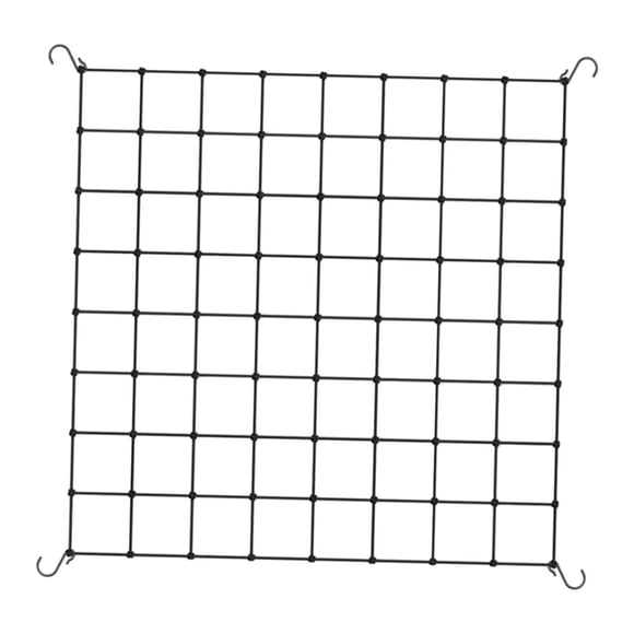 Mesh De Malla De Malla Enrejado Enrejando Negro Para Jardinería Accesorio Flexible 130cmx130cm