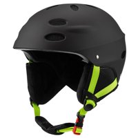 Ioensy - Casco De Esquí Casco Deportivo Portátil Para Andar En Patineta, Montaña, Carretera, Color Negro