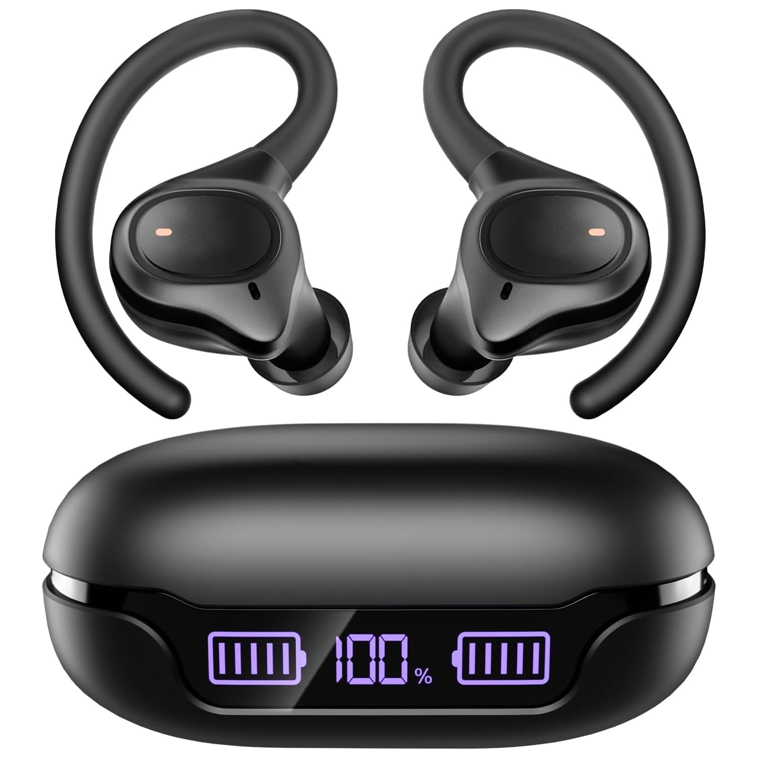 Aaronmei Auriculares Bluetooth Inalámbricos Negro